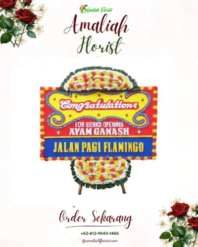 Bunga Papan Congratulation di Tanah Tinggi
